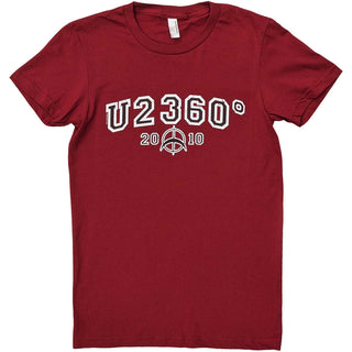 U2 Ladies T-Shirt: 360 Degree Tour 2010 Logo (Ex-Tour)