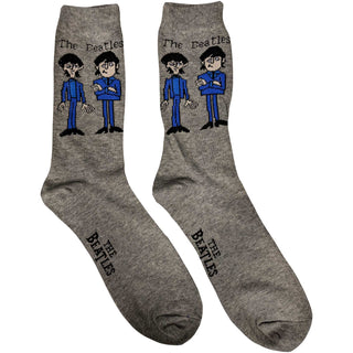 The Beatles Unisex Ankle Socks: Cartoon Standing (UK Size 7 - 11)