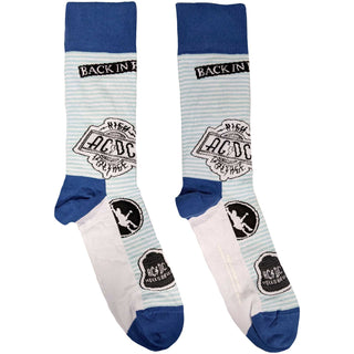 AC/DC Unisex Ankle Socks: Icons
