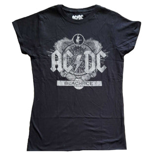 AC/DC Ladies T-Shirt: Black Ice