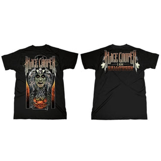 Alice Cooper Unisex T-Shirt: I am Halloween (Back Print)