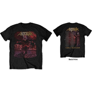 Anthrax Unisex T-Shirt: Bloody Eagle World Tour 2018 (Back Print) (Ex-Tour)
