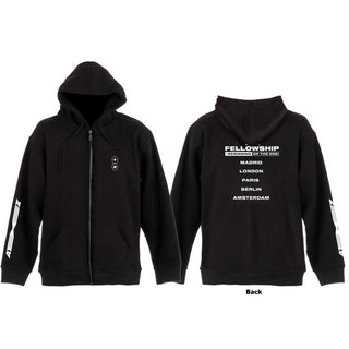 ATEEZ Unisex Zipped Hoodie: Fellowship Tour Euro