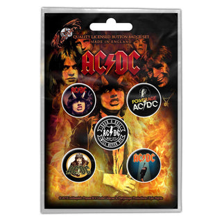 AC/DC Button Badge Pack: Highway to Hell (Retail Pack)