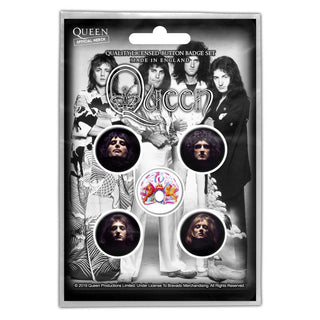 Queen Button Badge Pack: Faces (Retail Pack)