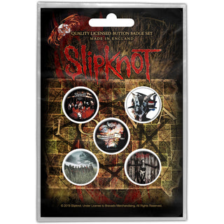 Slipknot Button Badge Pack: Albums (Retail Pack)