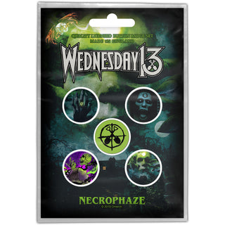 Wednesday 13 Button Badge Pack: Necrophaze (Retail Pack)