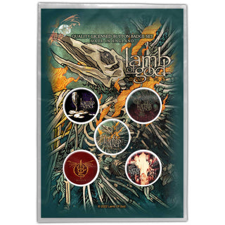 Lamb Of God Button Badge Pack: Omens