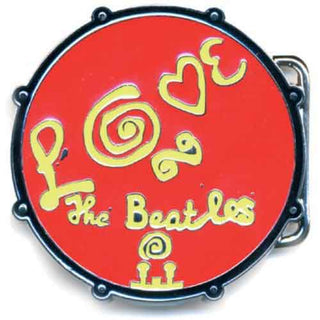 The Beatles Belt Buckle: Love Drum