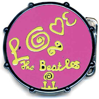 The Beatles Belt Buckle: Love Drum