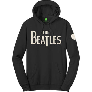 The Beatles Unisex Pullover Hoodie: Logo & Apple (Applique)