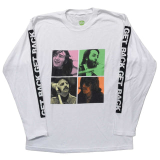 The Beatles Unisex Long Sleeve T-Shirt: Get Back Studio Shots