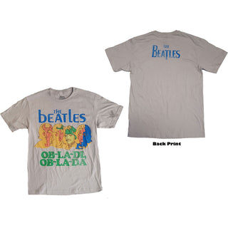 The Beatles Unisex T-Shirt: Ob-La-Di (Back Print)