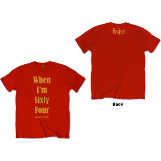 The Beatles Unisex T-Shirt: When I'm Sixty Four