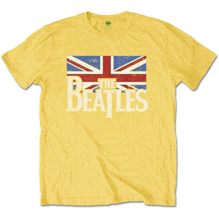 The Beatles Kids T-Shirt: Logo & Vintage Flag