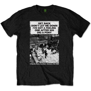 The Beatles Unisex T-Shirt: Rooftop Songs