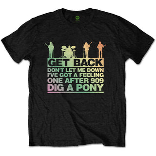 The Beatles Unisex T-Shirt: Get Back Gradient