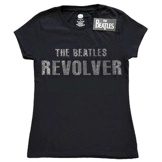 The Beatles Ladies Embellished T-Shirt: Revolver