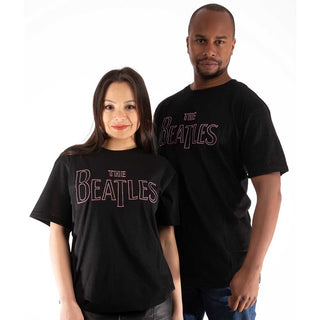 The Beatles Unisex T-Shirt: Drop T Logo