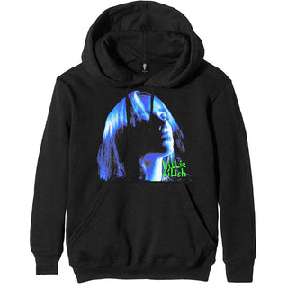 Billie Eilish Unisex Pullover Hoodie: Neon Shadow Blue