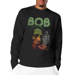 Bob Marley Unisex Long Sleeve T-Shirt: Smoke Gradient