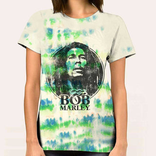 Bob Marley Unisex T-Shirt: Black & White Logo