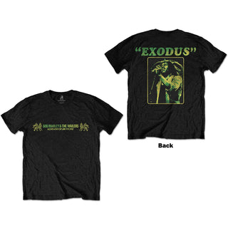 Bob Marley Unisex T-Shirt: Exodus (Back Print)