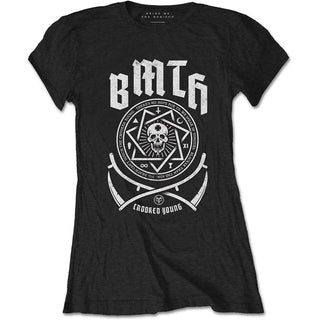 Bring Me The Horizon Ladies Slim Fit T-Shirt: Crooked