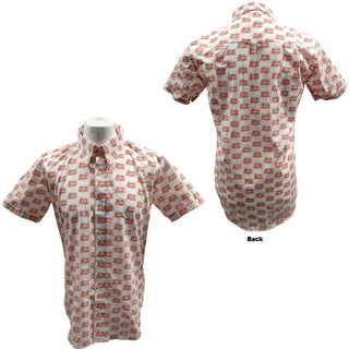 David Bowie Unisex Casual Shirt: Logo Pattern (All Over Print)