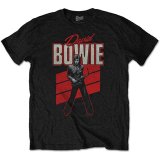 David Bowie Unisex T-Shirt: Red Sax