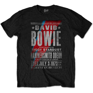 David Bowie Unisex T-Shirt: Hammersmith Odeon