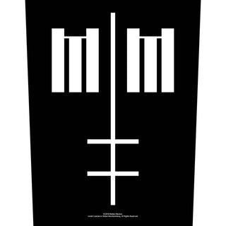 Marilyn Manson Back Patch: Cross Logo