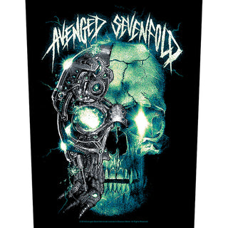 Avenged Sevenfold Back Patch: Mechanical Skull