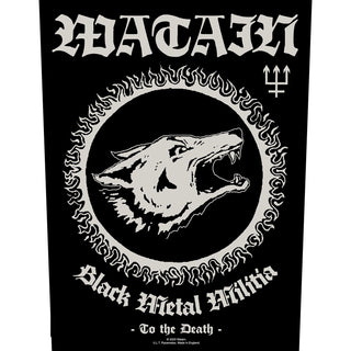 Watain Back Patch: Black Metal Militia