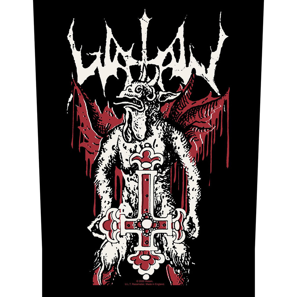 Watain Inverted Cross Back Patch — Officially Licensed – ATC Music Merch