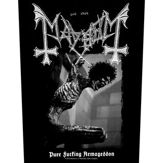 Mayhem Back Patch: Pure Fucking Armageddon