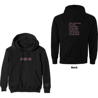 BlackPink Unisex Pullover Hoodie: The Album Tracklist