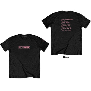 BlackPink Unisex T-Shirt: The Album Track list