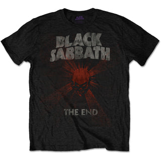 Black Sabbath Unisex T-Shirt: The End Skull Shine