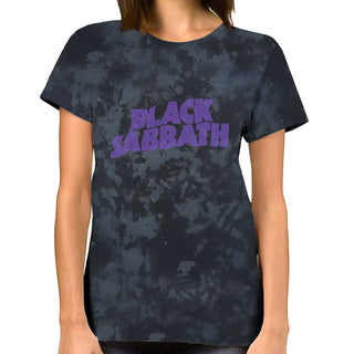 Black Sabbath Unisex T-Shirt: Wavy Logo