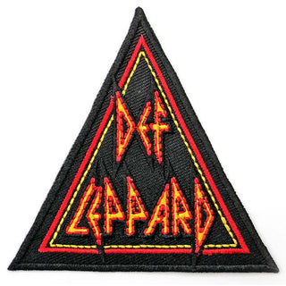 Def Leppard Standard Patch: Tri-Logo