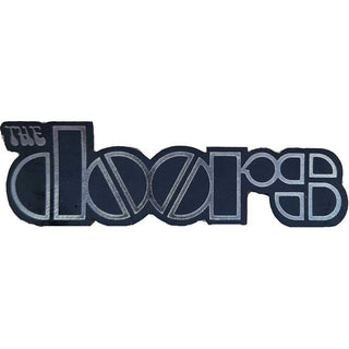 The Doors Standard Patch: Chrome Logo