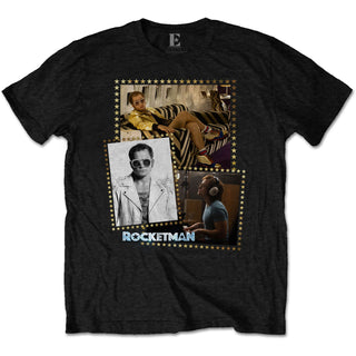 Elton John Unisex T-Shirt: Rocketman Montage