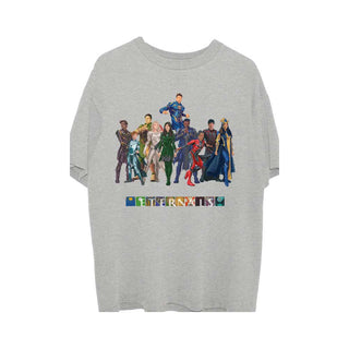 Marvel Comics Unisex T-Shirt: Eternals Colour Block Characters