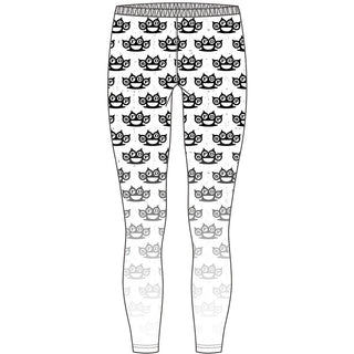 Five Finger Death Punch Ladies Fashion Leggings: Knuckleduster (Small to Medium)