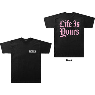 Foals Unisex T-Shirt: Life Is Yours Text