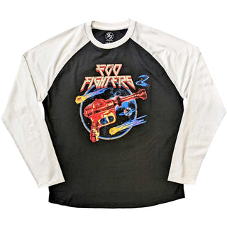Foo Fighters Unisex Raglan T-Shirt: Ray Gun
