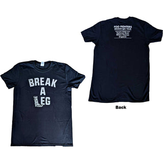 Foo Fighters Unisex T-Shirt: Break A Leg Milton Keynes
