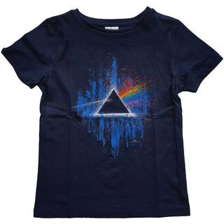 Pink Floyd Kids T-Shirt: Dark Side of the Moon Blue Splatter