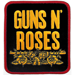 Guns N' Roses Standard Patch: Stacked Black